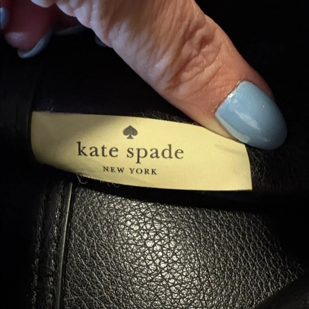 Kate Spade Metallic and Black Reversible Tote